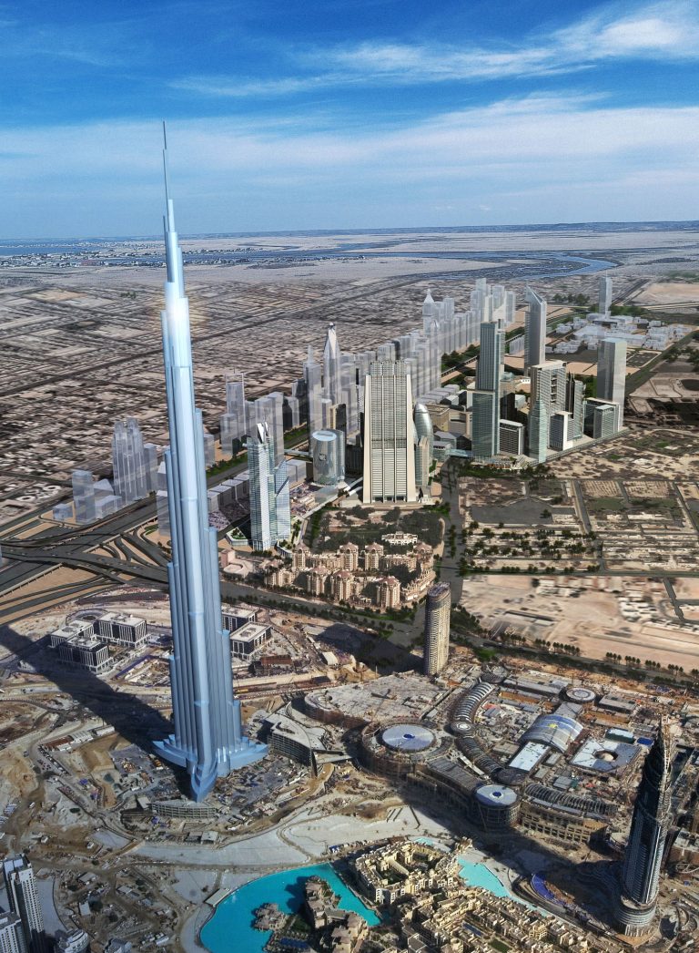 3d building 300 Burj Khalifa Tower 3D Model FlatPyramid