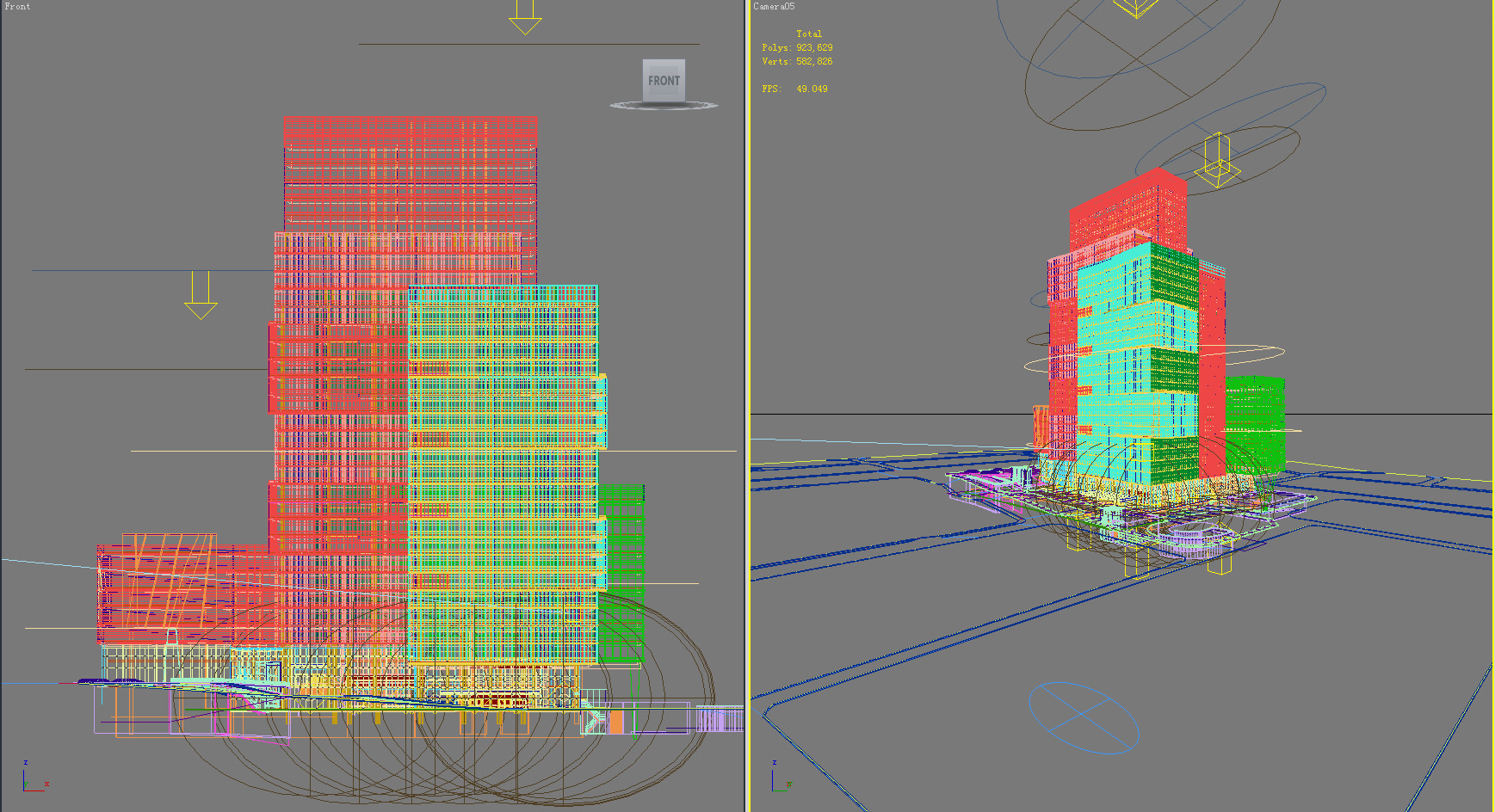 building 323 3d model max 127301