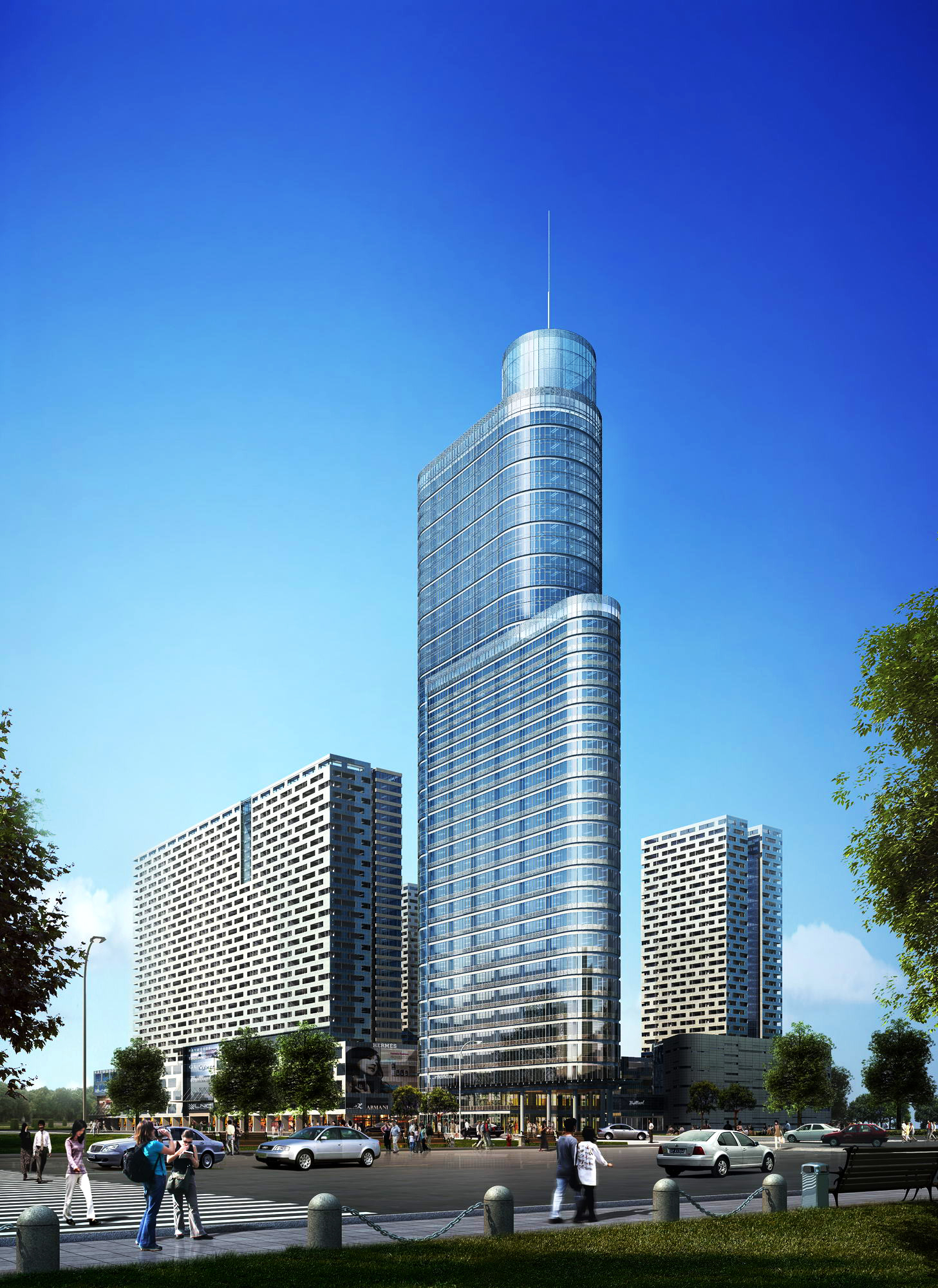 building 332 3d model max 127273