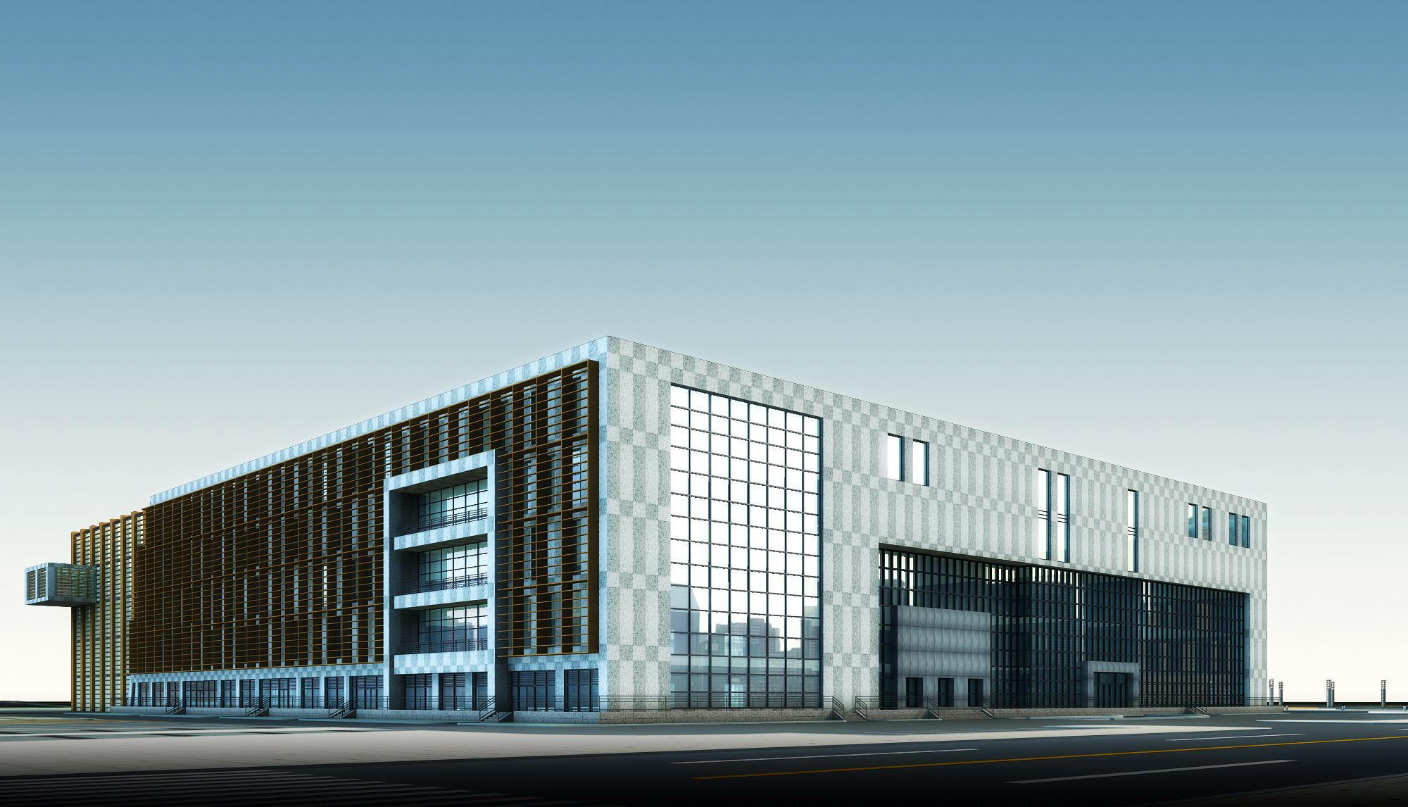 building 336 3d model max psd 127259