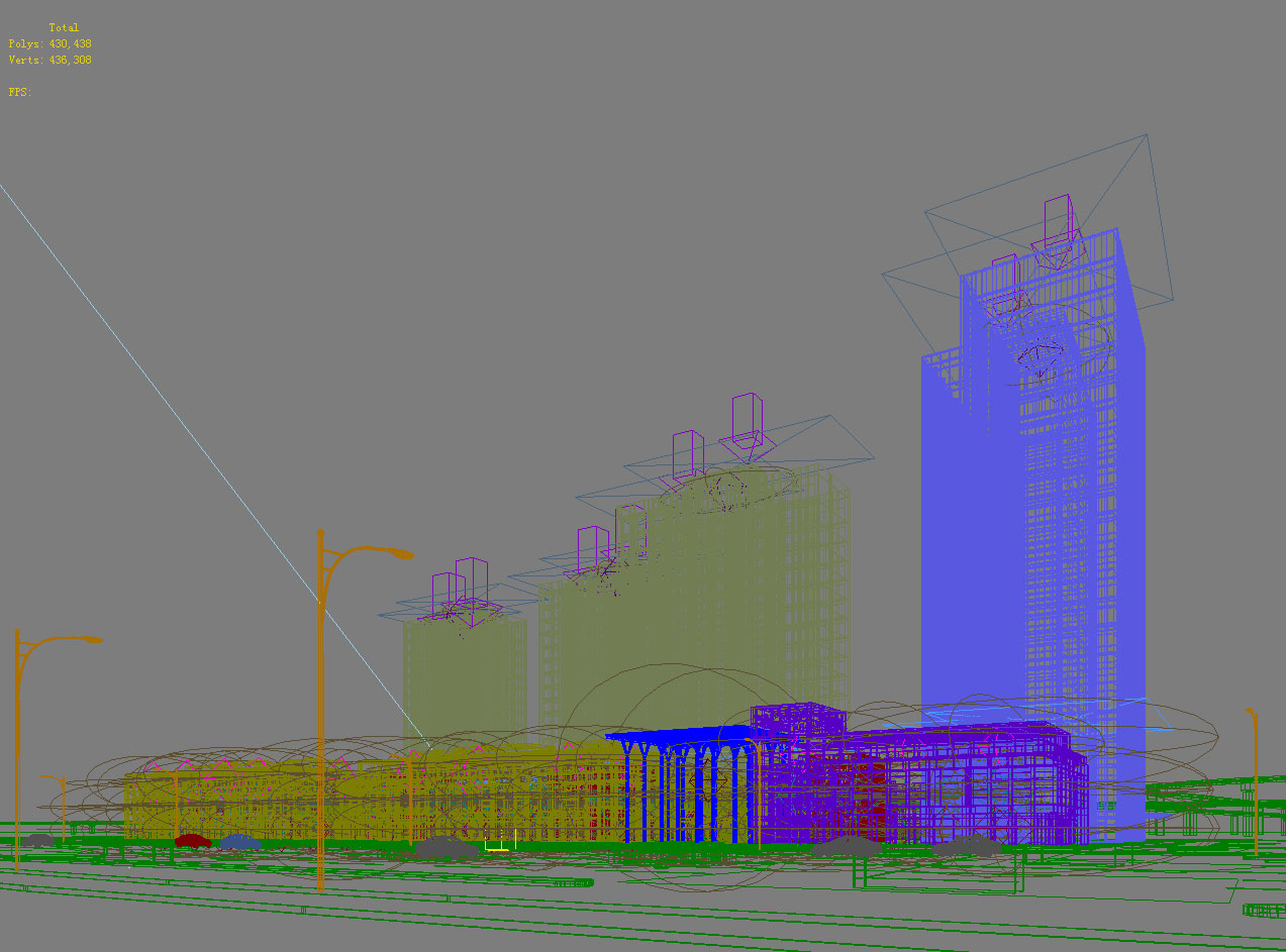 building 426 3d model max psd 126441