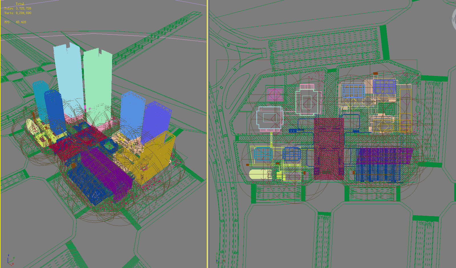 building 447 3d model max psd 127104