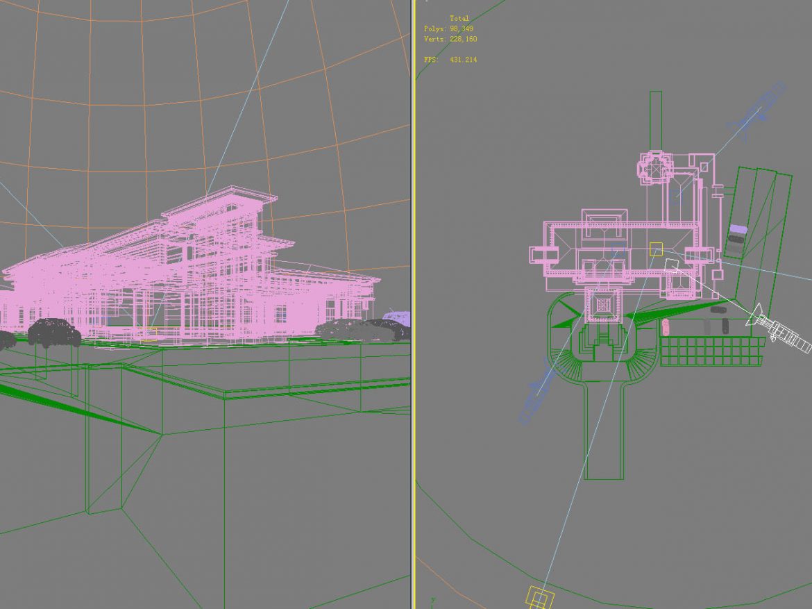 3d building 460 3D Model FlatPyramid