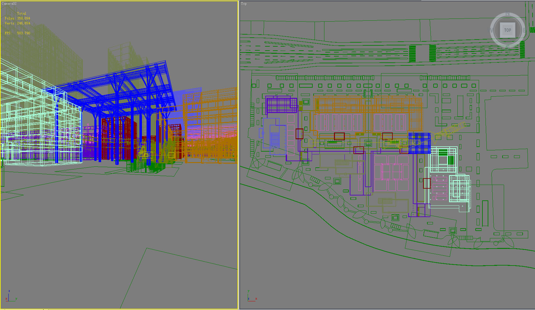 building 463 3d model max psd 126392