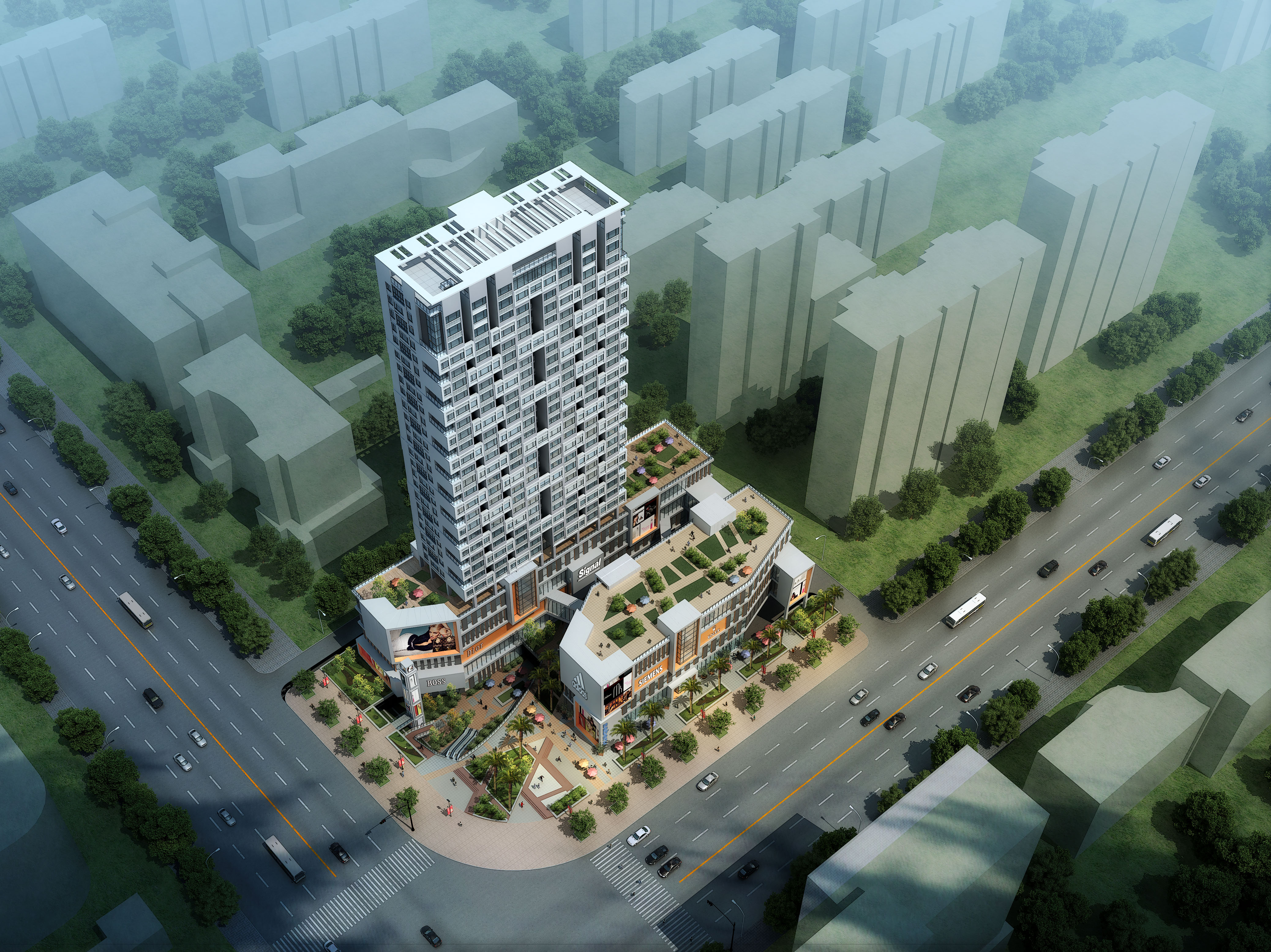 building 497 3d model max psd 126365