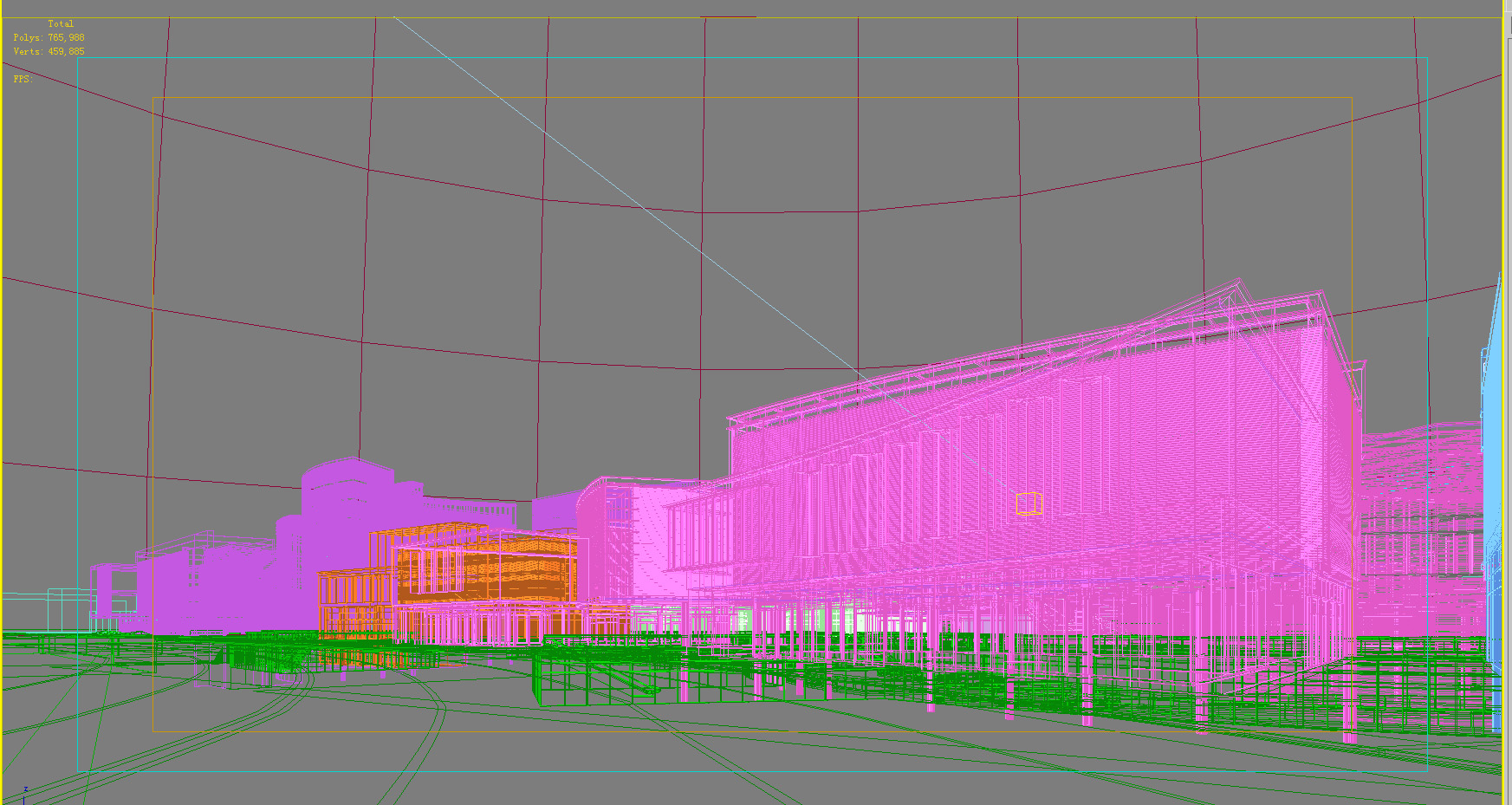 building 548 3d model max psd 127022