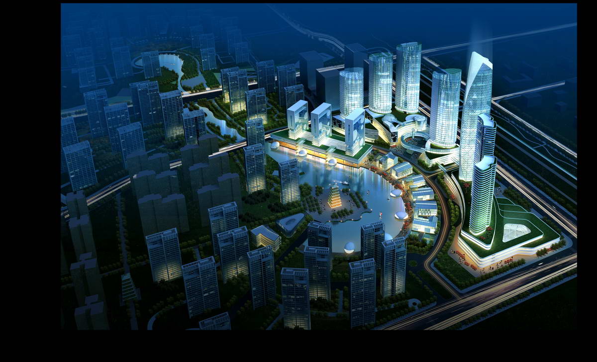 building 555 3d model max psd 127011