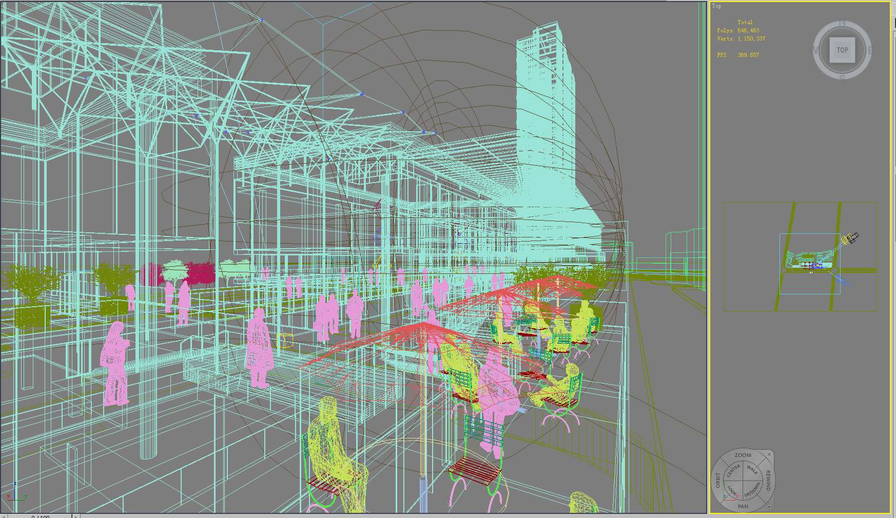 building 592 3d model max psd 126998