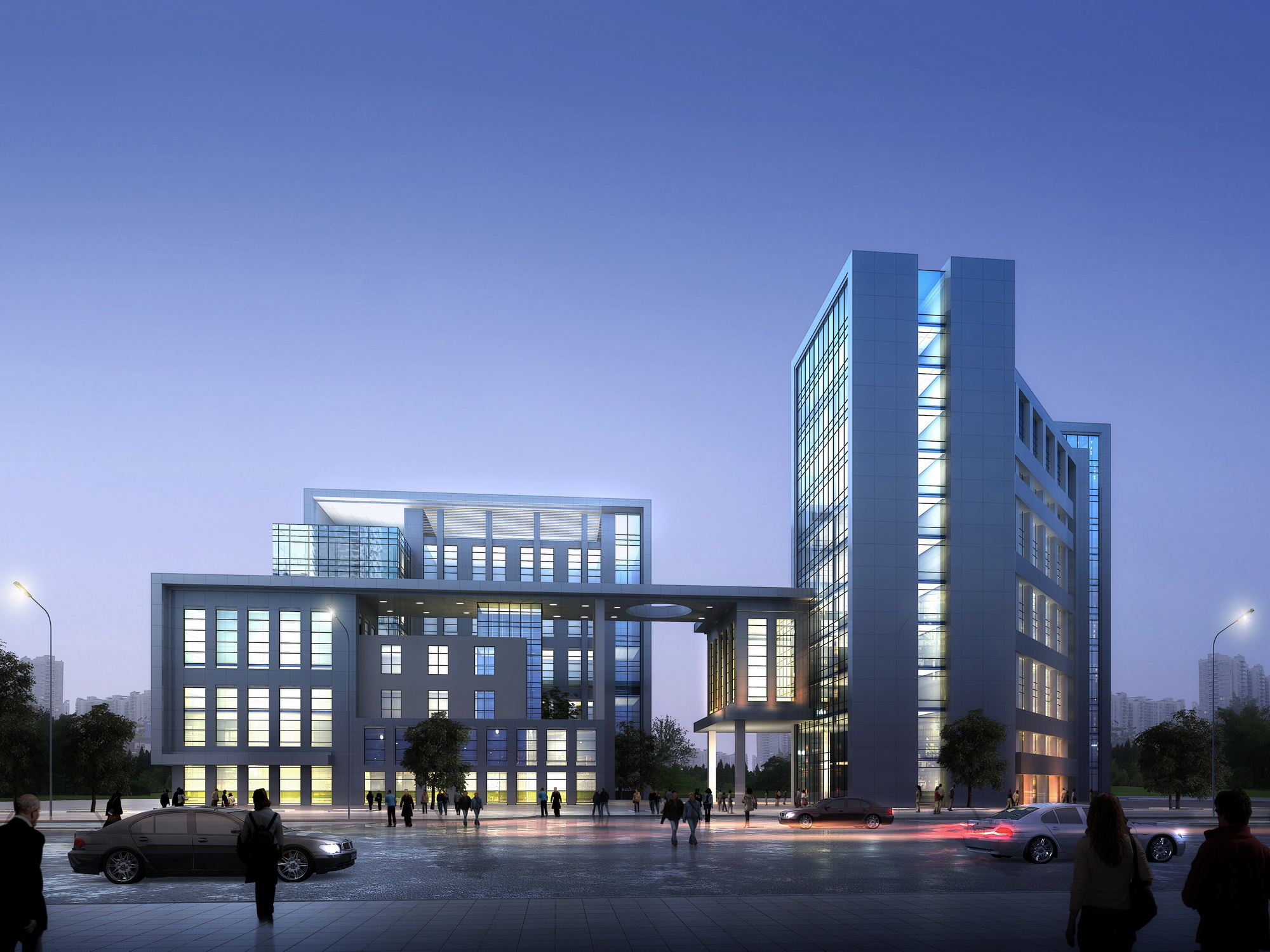 building 608 3d model max psd 126187