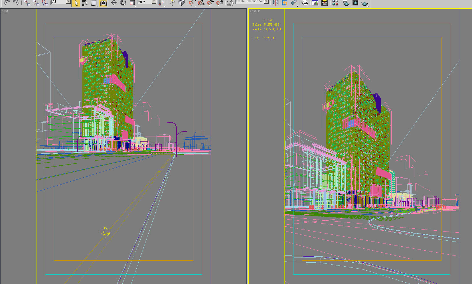 building 642 3d model max psd 126872