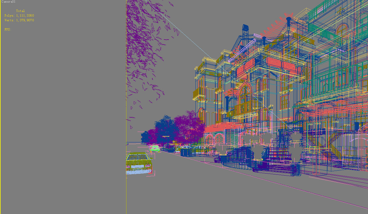 building 656 3d model max psd 126793