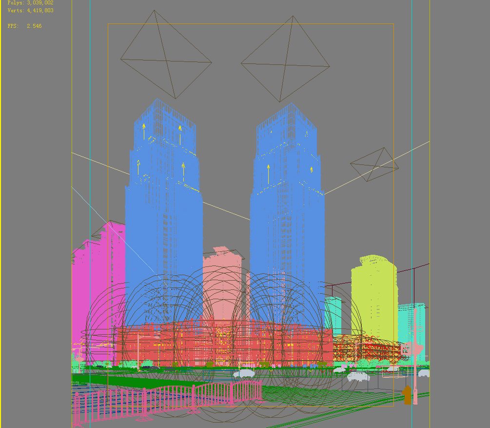 building cityscape 091 3d model max 165135