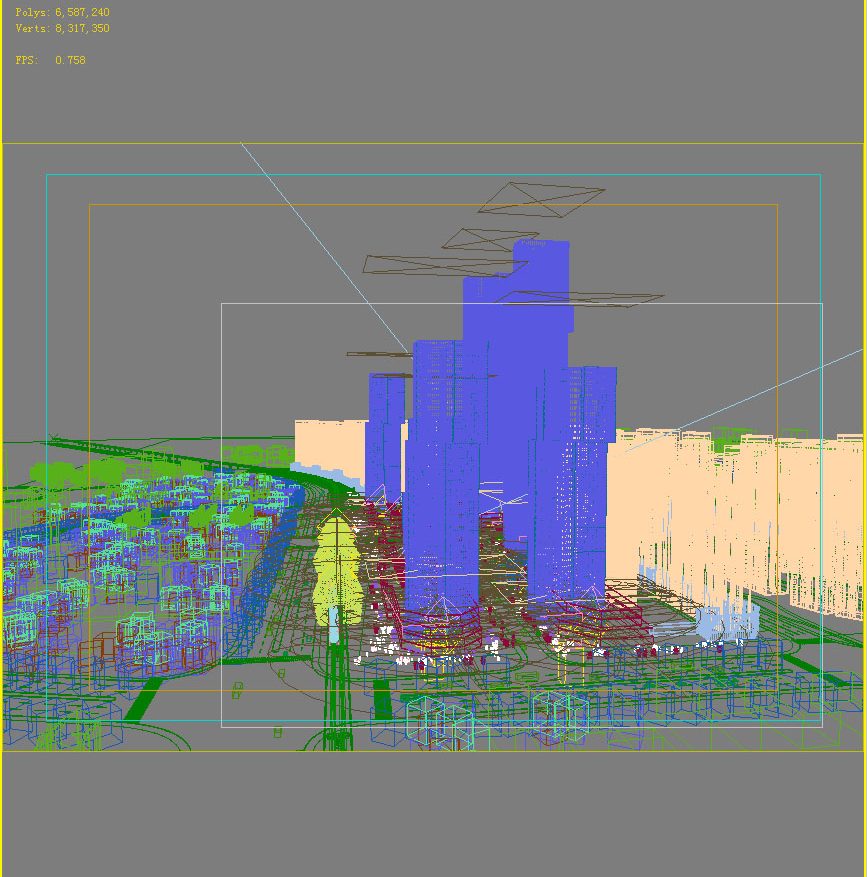 building cityscape 092 3d model max 165139