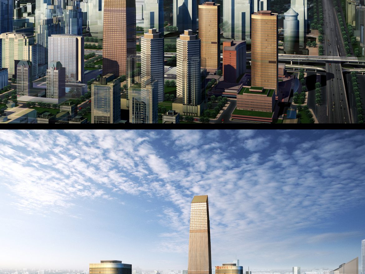 skyscraper building 015 3d model max 123132
