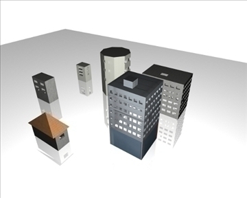 city buildings 3d model max 98240