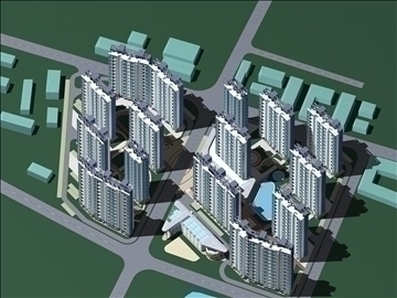 urban spaces 038 3d model 3ds max 91493
