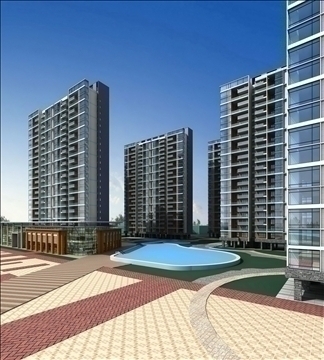 urban spaces 038 3d model 3ds max 91500