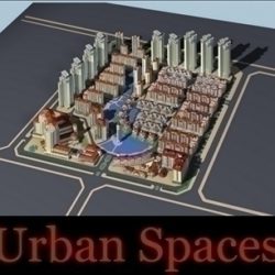 urban spaces 040 3d model max 3dm 91568