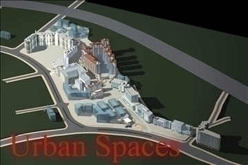 urban spaces 045 3d model 3ds max 91609