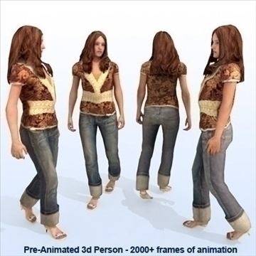 8 pre-animated 3d people models – casual 3d model max 89275
