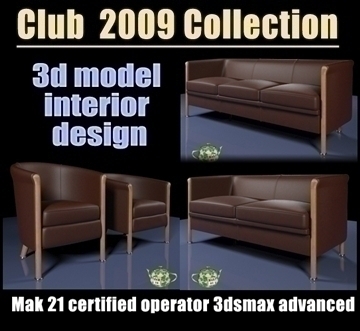 club 2009 collection 3d model max 92272