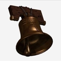 liberty bell 2 3d model max 107745
