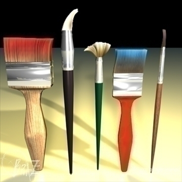 paint brush 3d model free download