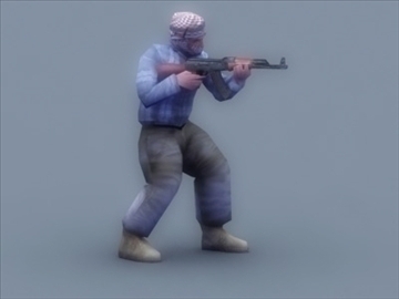us gi iraqi insurgent gamemodels 3d model 3ds max texture 99425