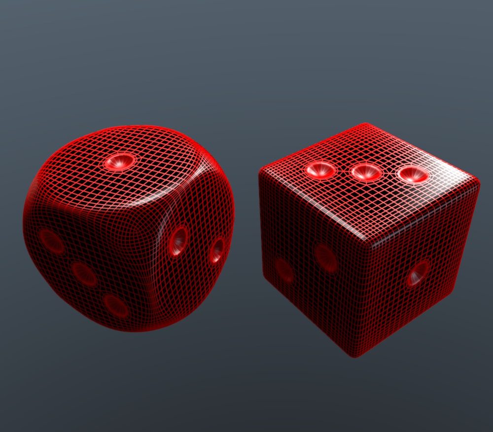 dice collection 3d model blend obj 116250