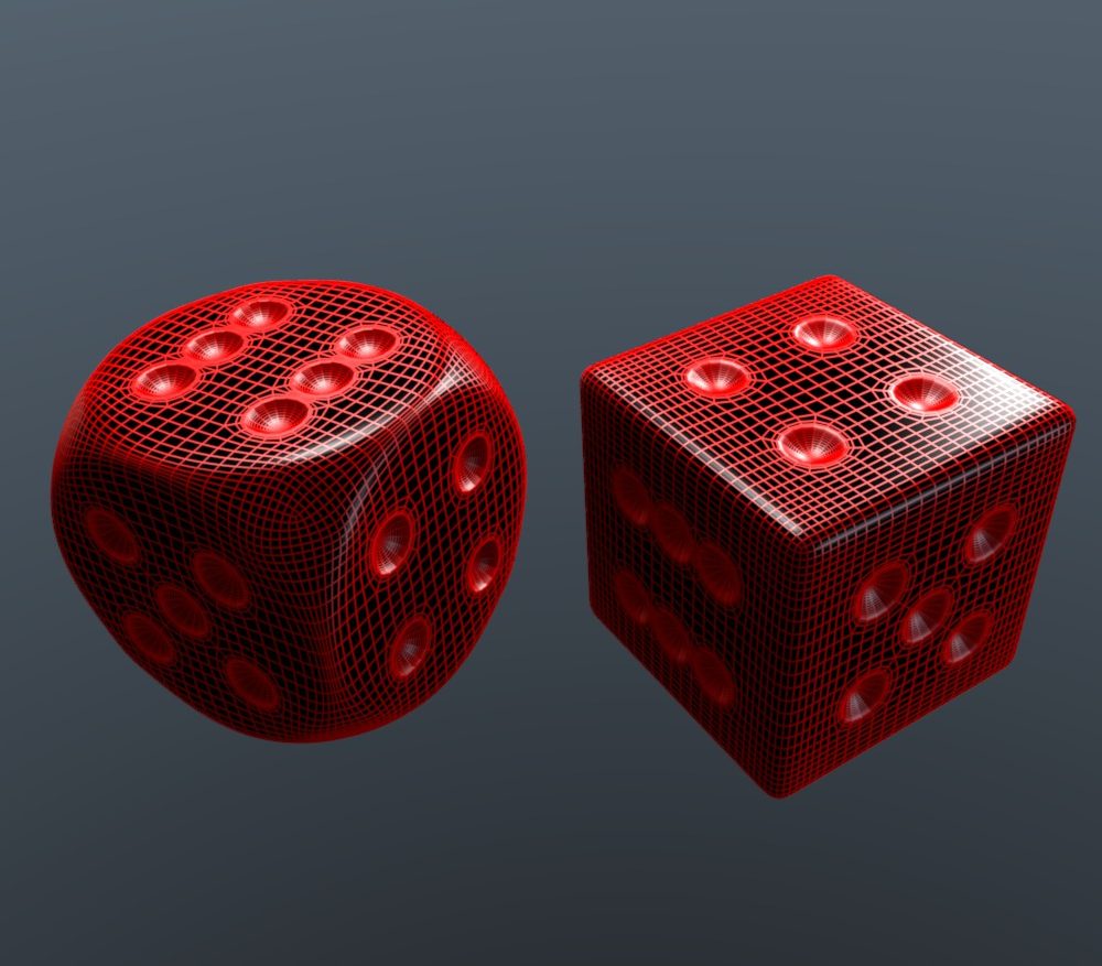 dice collection 3d model blend obj 116251