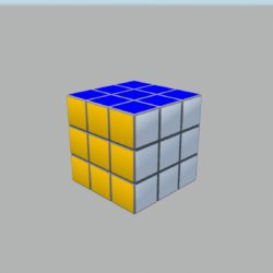 rubiks cube 3d model obj 129390