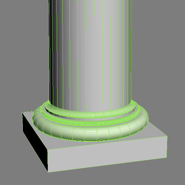 classical stone column 2 3d model 3ds max fbx obj 115003