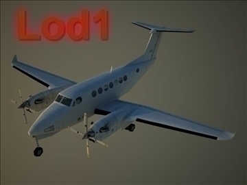 beechcraft b 350 3d model max 105800