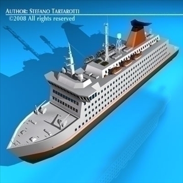 ferryboat2 3d model 3ds dxf c4d obj 88164