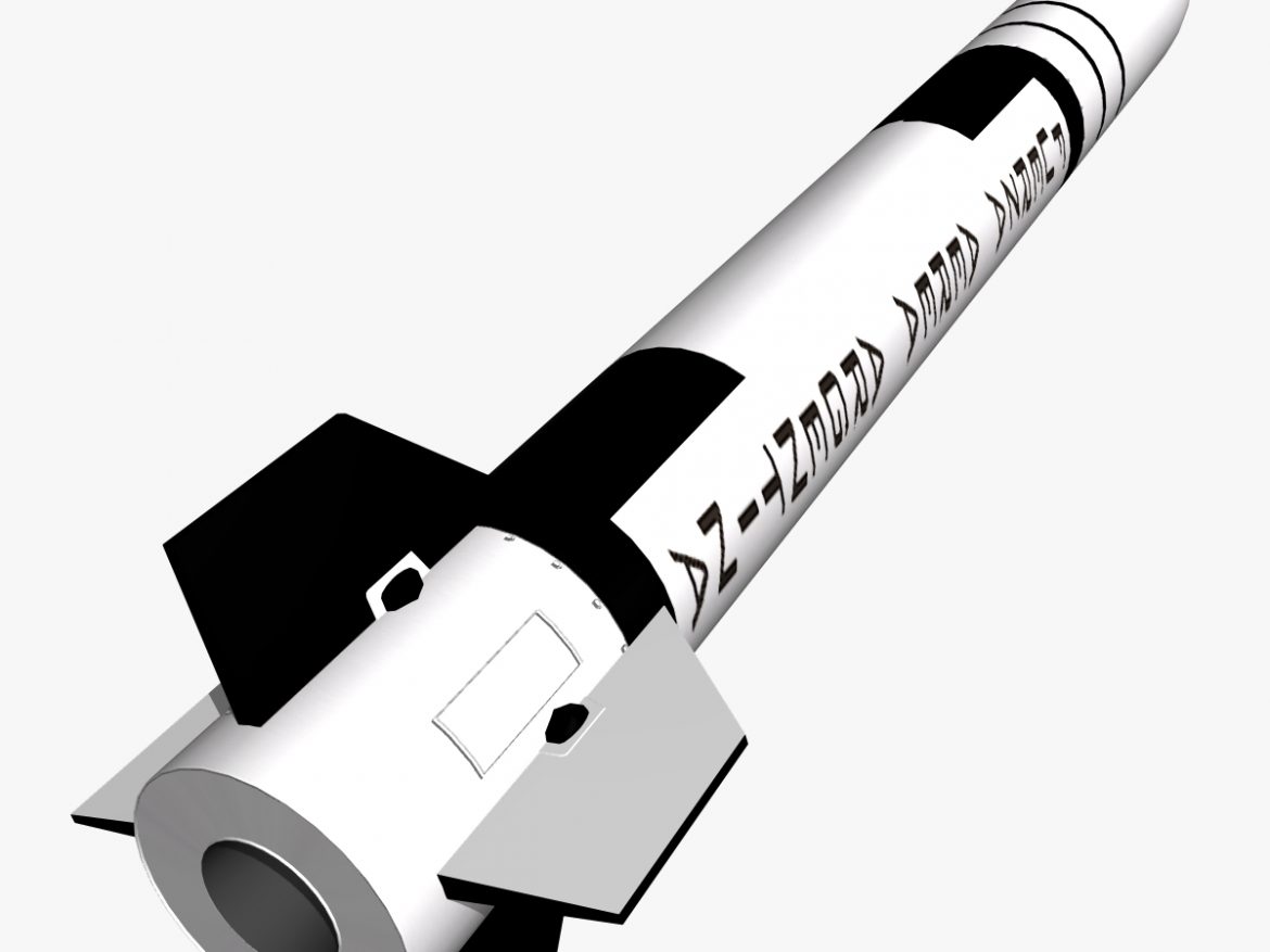 condor i-aiii/alacran missile 3d model 3ds dxf fbx blend cob dae x  obj 166207