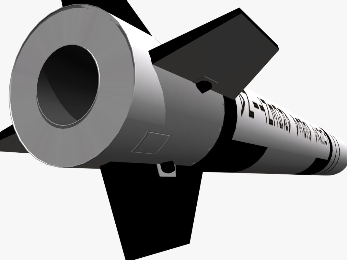 condor i-aiii/alacran missile 3d model 3ds dxf fbx blend cob dae x  obj 166208