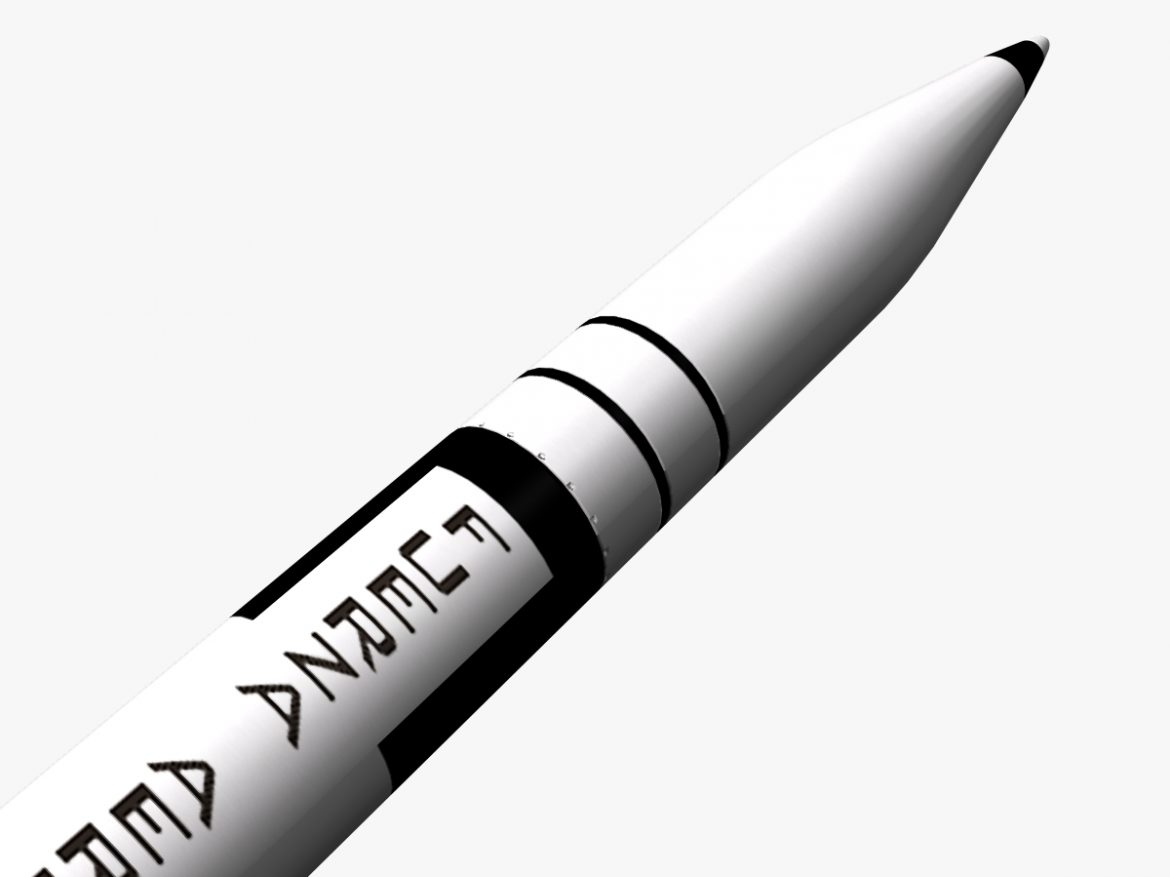 condor i-aiii/alacran missile 3d model 3ds dxf fbx blend cob dae x  obj 166210