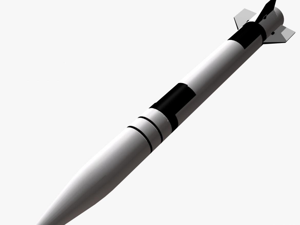 condor i-aiii/alacran missile 3d model 3ds dxf fbx blend cob dae x  obj 166212