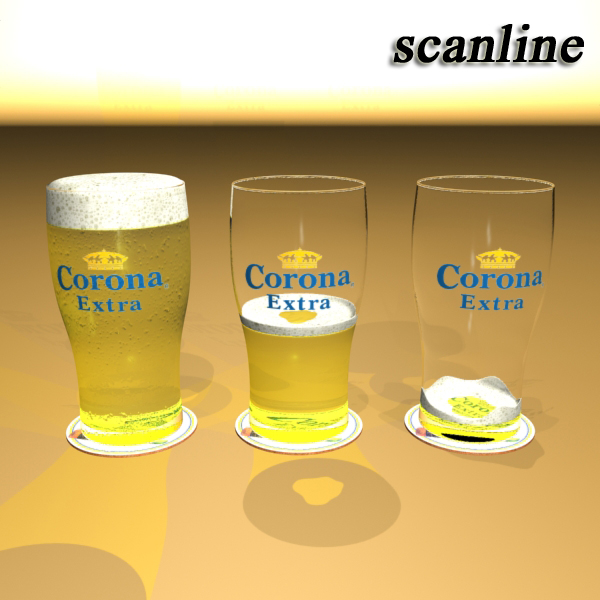 beer glass collection 3d model 3ds max fbx obj 142677