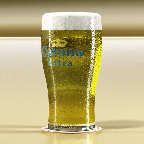 corona beer collection 3d model 3ds max fbx obj 141575