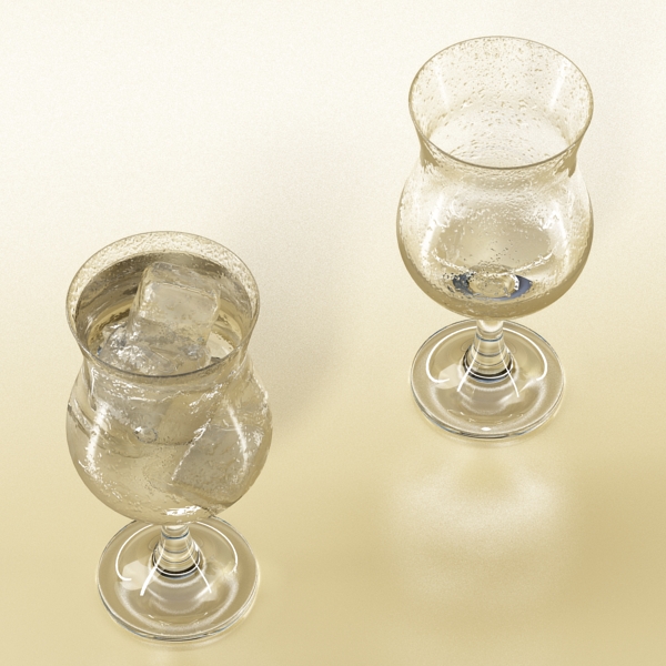 glassware collection – 9 glasses and cups 3d model 3ds max fbx obj 140501