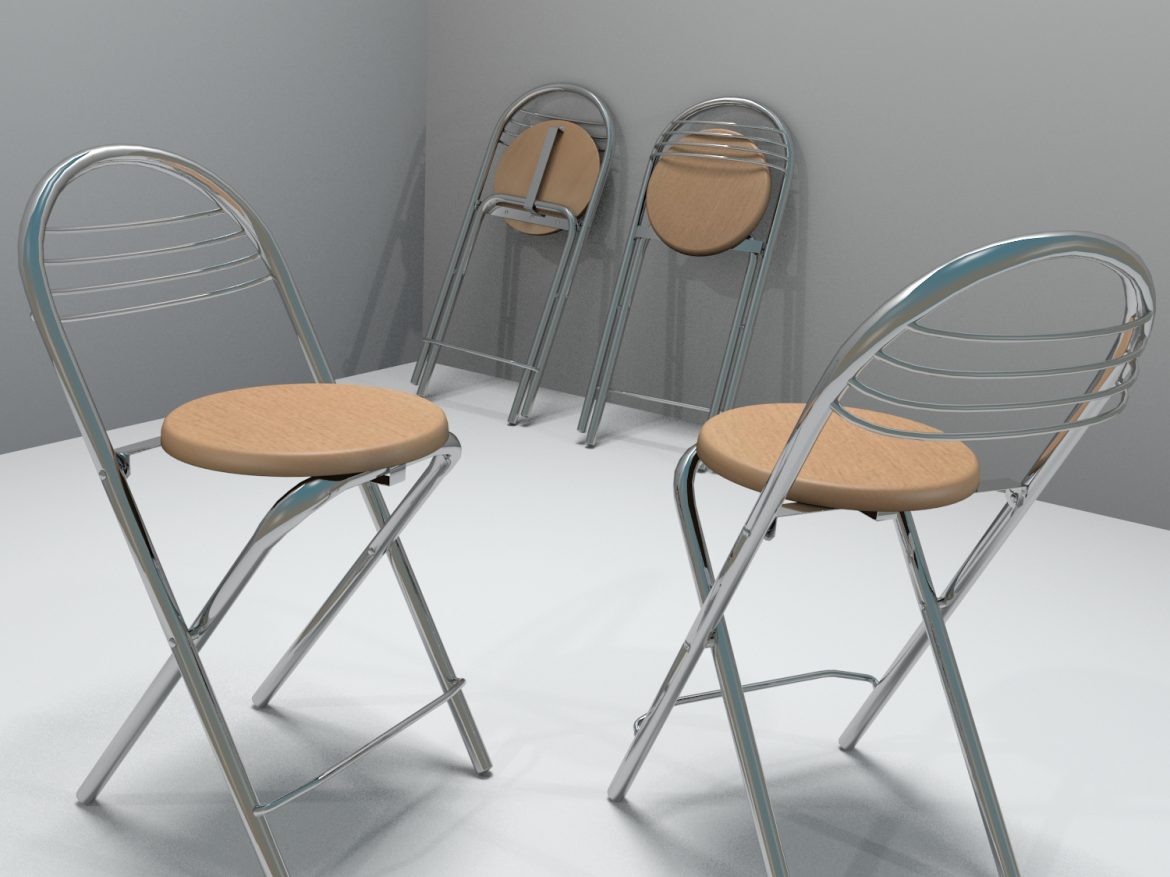 kitchen stool 3d model blend obj 140423