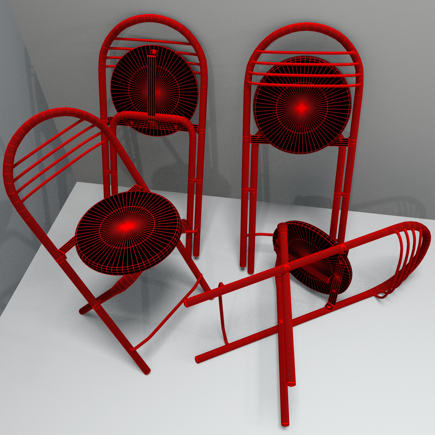 kitchen stool 3d model blend obj 140427