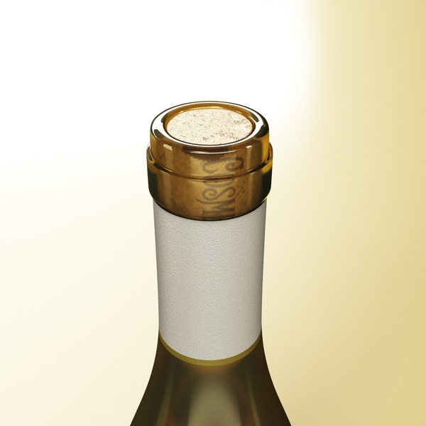 wine table rack, bottles and glasses 3d model 3ds max fbx obj 146504