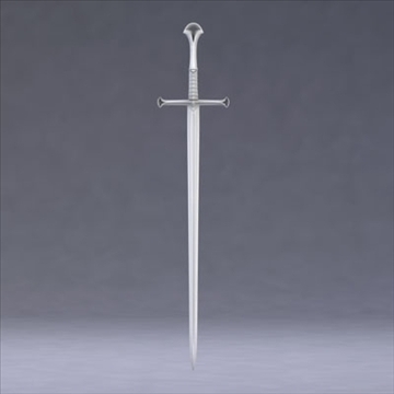 anduril sword 3d model 3ds dxf fbx c4d x obj 104705