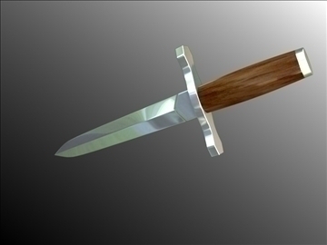 dagger 3d model 3ds fbx blend hrc xsi obj 103592