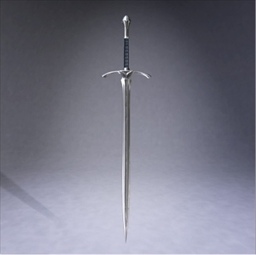 glamdring sword 3d model 3ds dxf fbx c4d x obj 102436