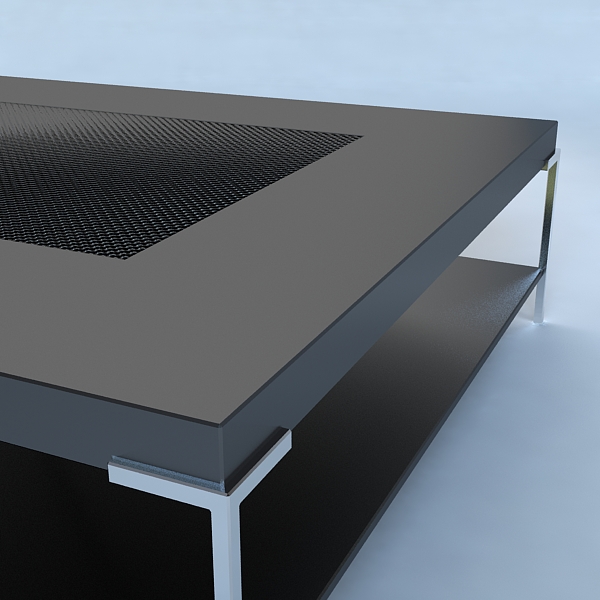 coffee table contemporary style 3d model 3ds max fbx obj 120980