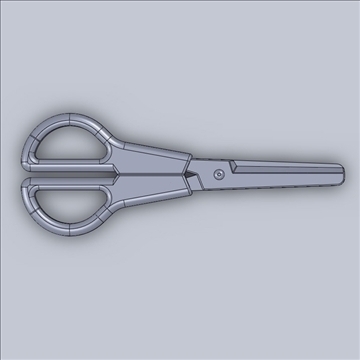 scissors sldprt 3D Model - FlatPyramid