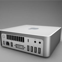 apple mac mini 3d model 3ds dxf fbx c4d x obj 85266